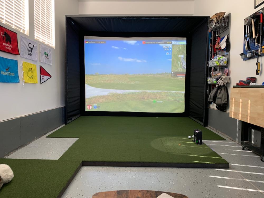 SkyTrak SIG10 Golf Simulator Package - Customer Photo From Nate Deming