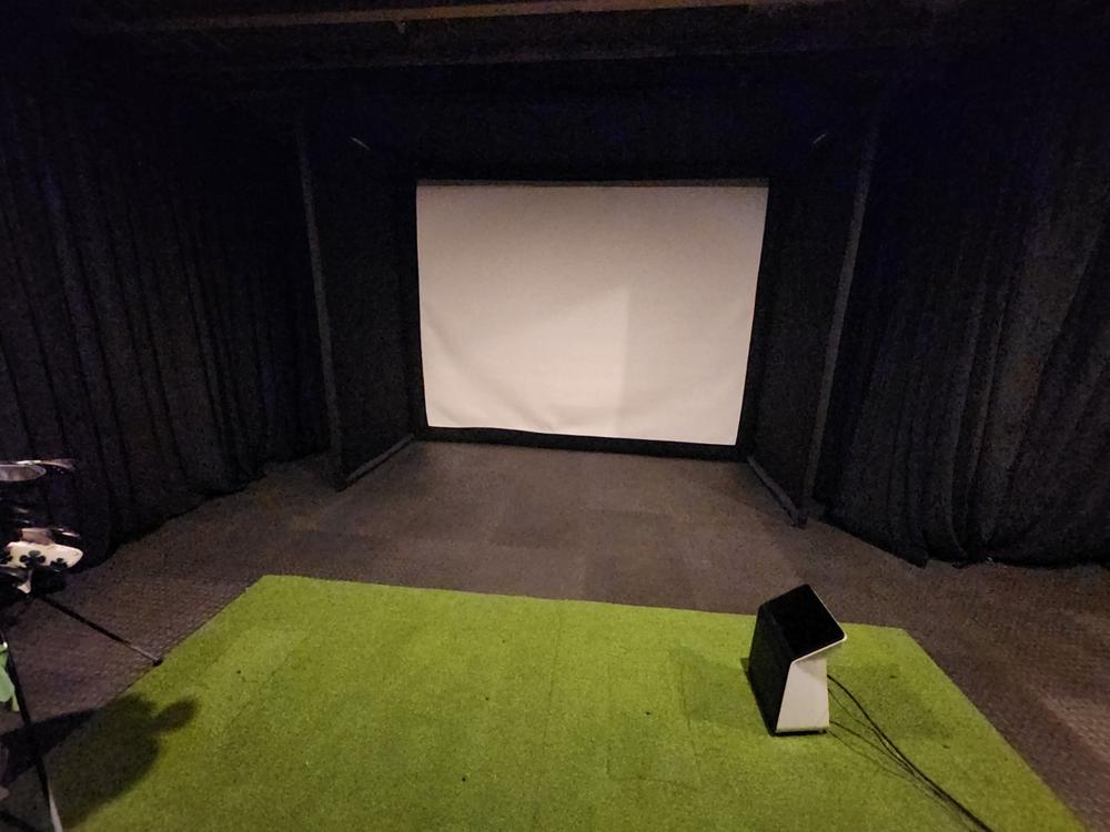 SIG10 Golf Simulator Enclosure - Customer Photo From Chris Mavrikkou