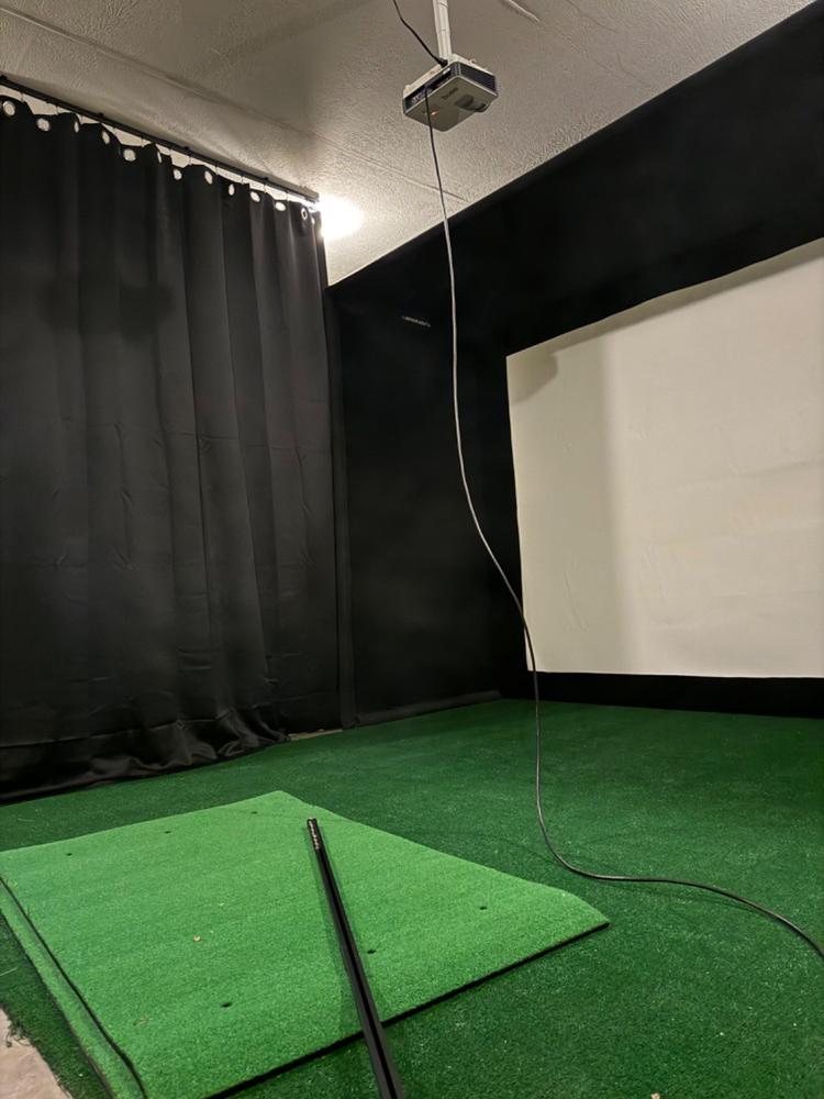 SIG10 Golf Simulator Enclosure - Customer Photo From Justin Mixer
