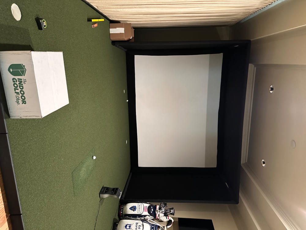 SIG10 Golf Simulator Enclosure - Customer Photo From Ed Boren
