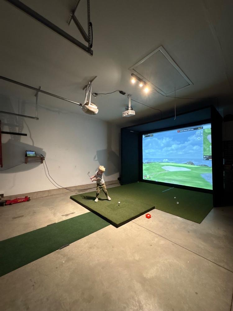 Flightscope Mevo+ SIG10 Golf Simulator Package - Customer Photo From Jake Preble