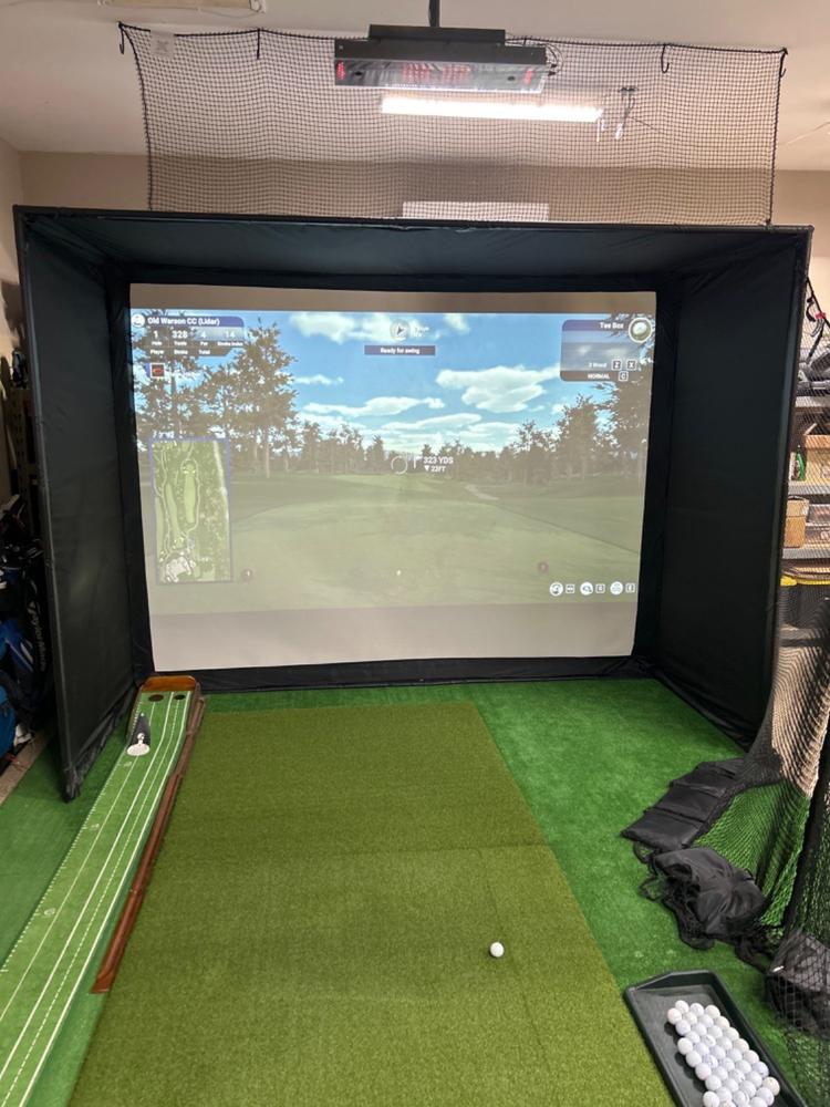 Uneekor EYE XO Launch Monitor - Customer Photo From Darin P.