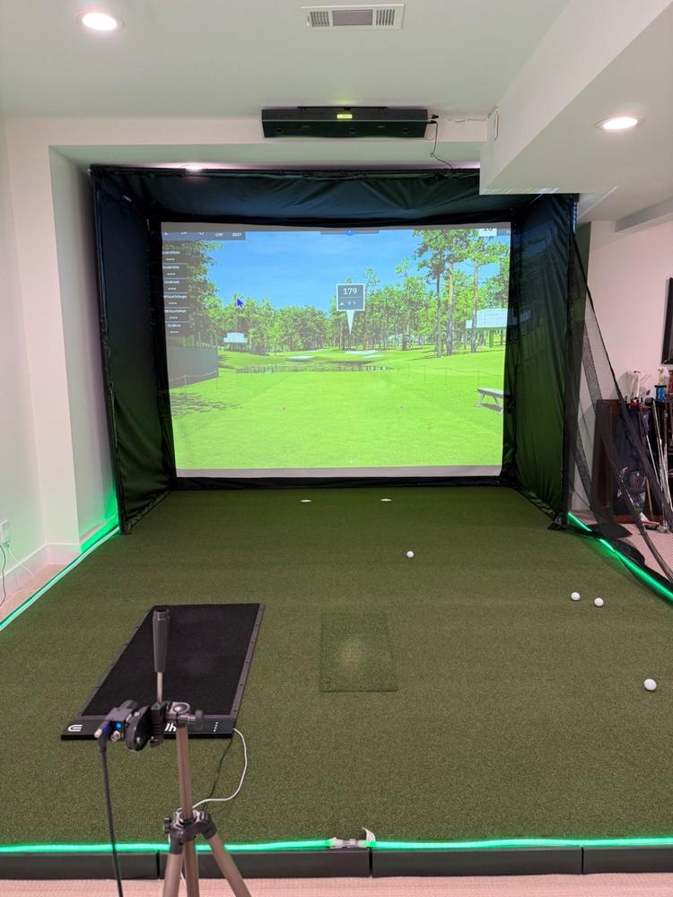 SIGPRO Golf Simulator Flooring - Customer Photo From Robert Pieroni