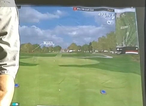 Golf Simulator Impact Screen - SIG™ Premium - Customer Photo From Eric Valdez