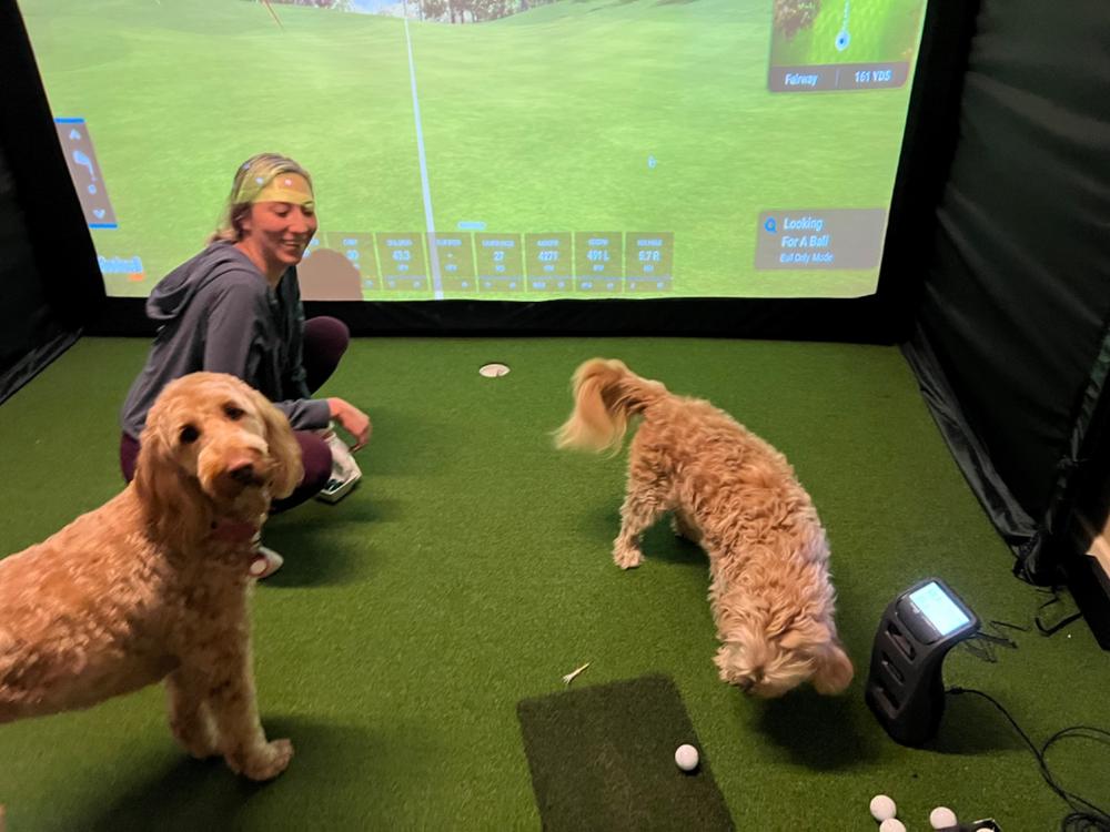 DIY Golf Simulator Enclosure - Customer Photo From Thomas Watson