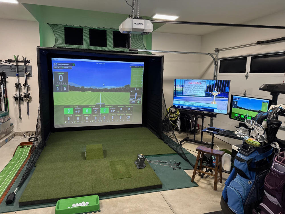 SkyTrak+ SIG10 Golf Simulator Package - Customer Photo From Blaine Bragg