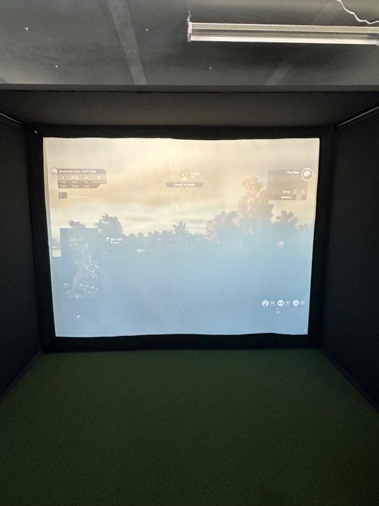 SkyTrak+ SIG10 Golf Simulator Package - Customer Photo From Matthew Schneider