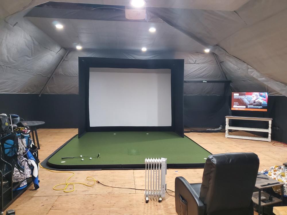 SkyTrak+ SIG12 Golf Simulator Package - Customer Photo From Jim Kozar