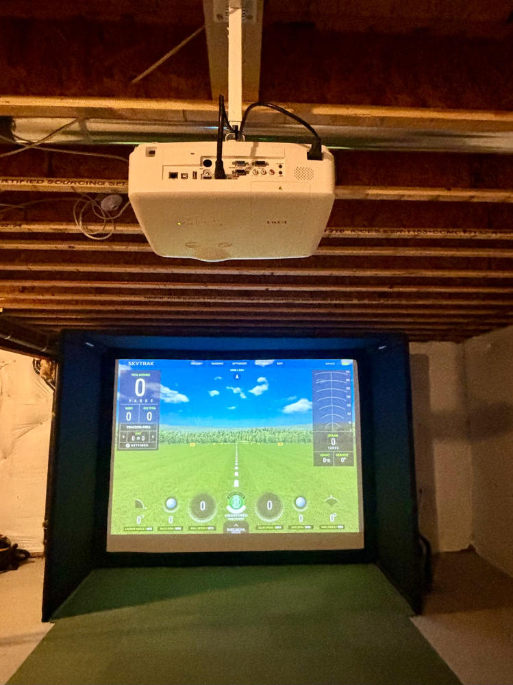 EIKI EK-308U 3LCD Golf Simulator Projector - Customer Photo From Foster Bitton