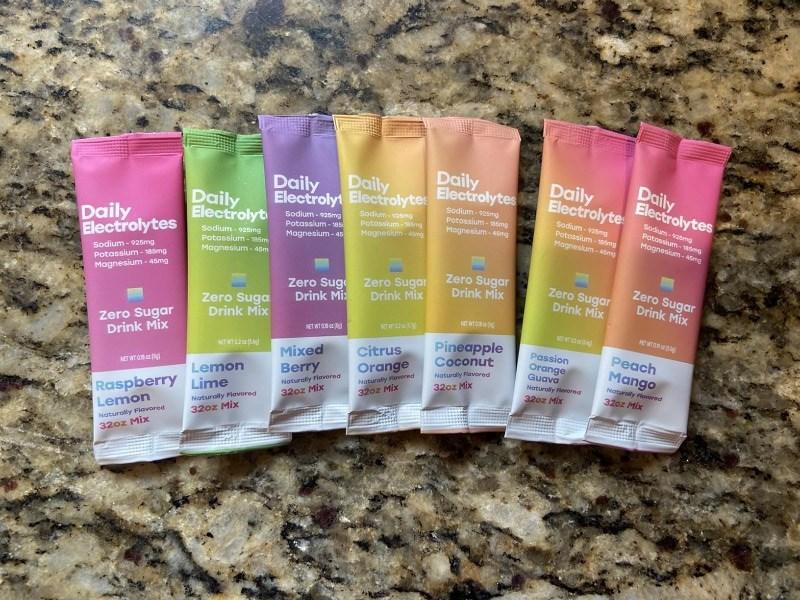 Daily Electrolytes, Himalayan Pink Salt No-Sugar Electrolyte Drink Mix | Hydration Powder Packets - Customer Photo From Clare