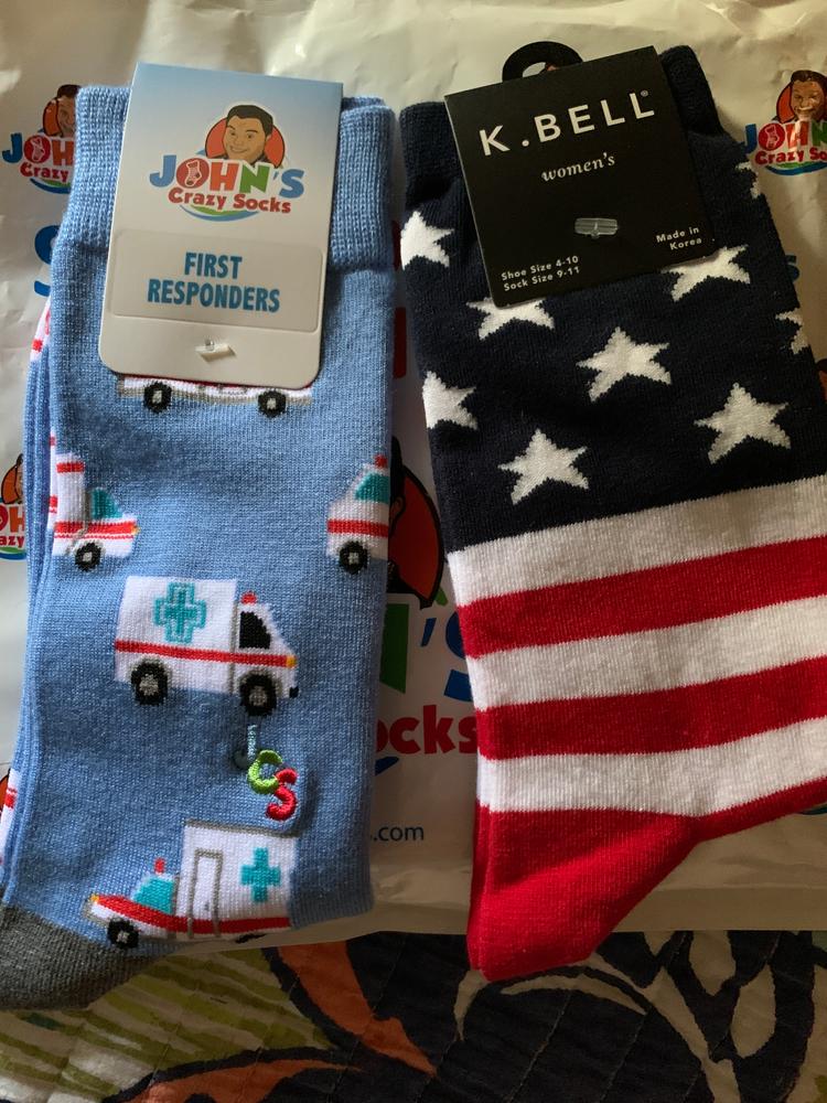 American Flag Sock Women