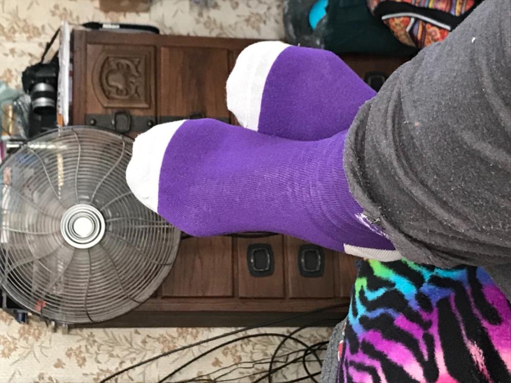 P.S. I Love You - Suicide Awareness Socks Unisex Crew Sock - Customer Photo From Michelle C.