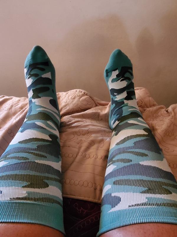 Camo Compression Knee High Socks - Customer Photo From MaLinda Washington