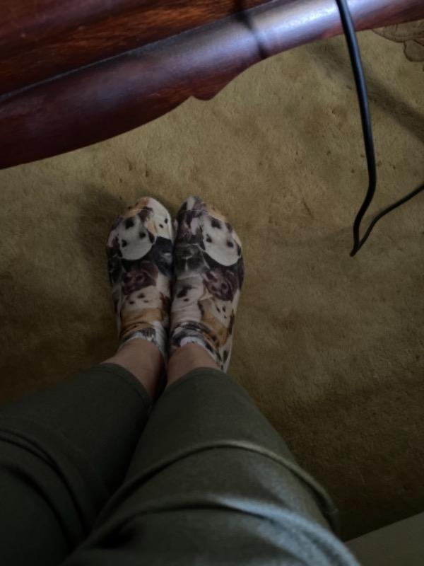 Puppy All Over Socks Ankle Sock - Customer Photo From Lynn P.