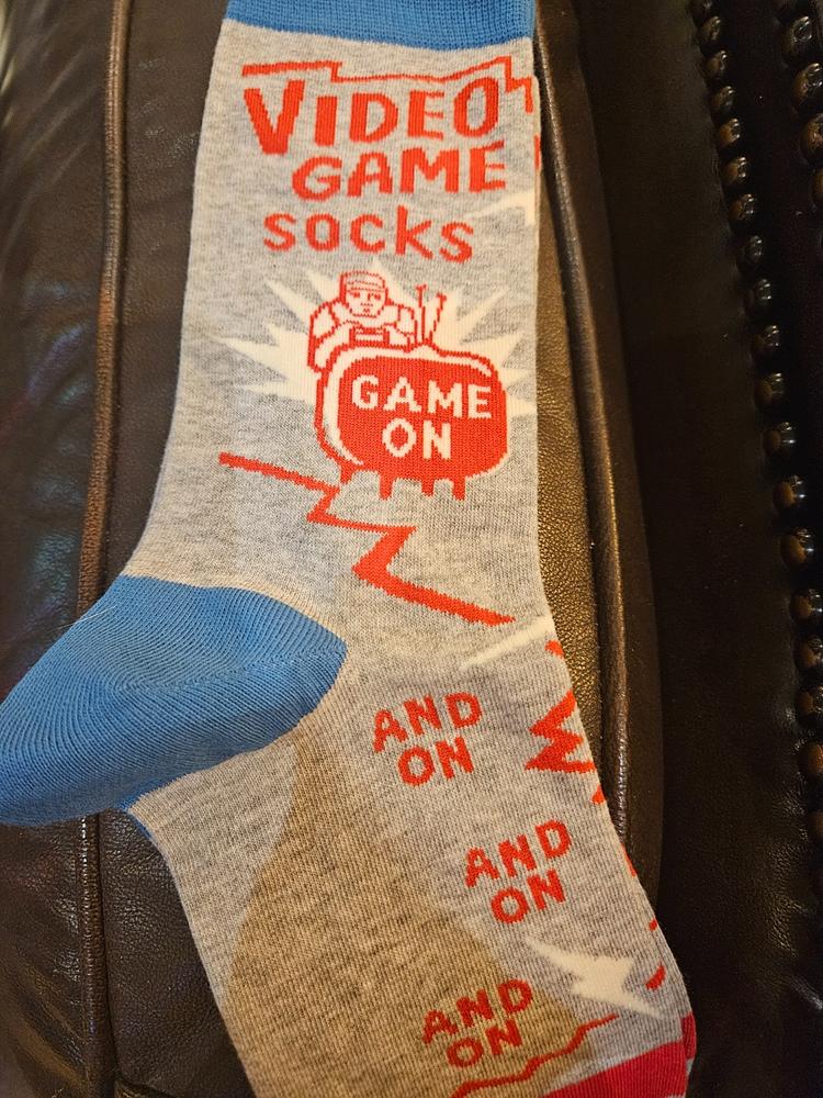 Video Game Socks Men’s Crew Sock - Customer Photo From Anji S.