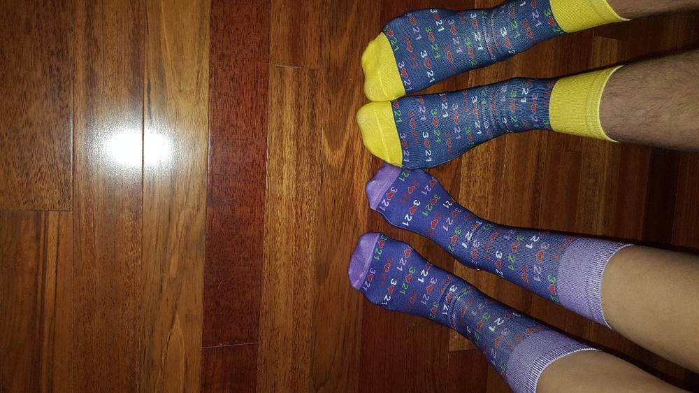 Down Syndrome Awareness Socks Unisex Crew Sock - Customer Photo From Audrey H.