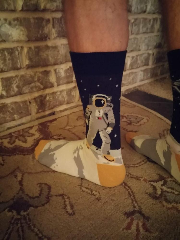 One Giant Leap Astronaut Socks Men