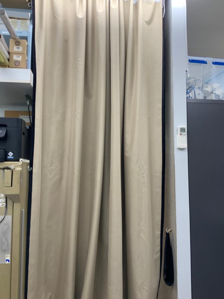 VELVET LUX Custom Curtains 100% Blockout Black - Customer Photo From Diamonds of Distinction