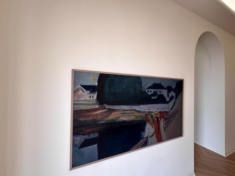 S7N QLED 4K Canvas TV - Customer Photo From Vincent Ho