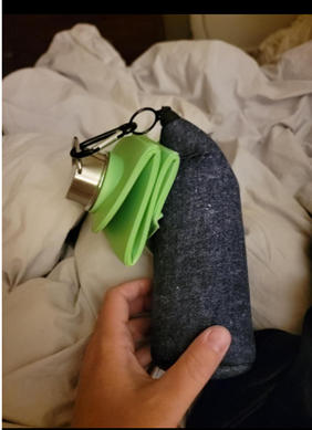 The Original DiFOLD� Collapsible Water Bottle - Customer Photo From Ju Li