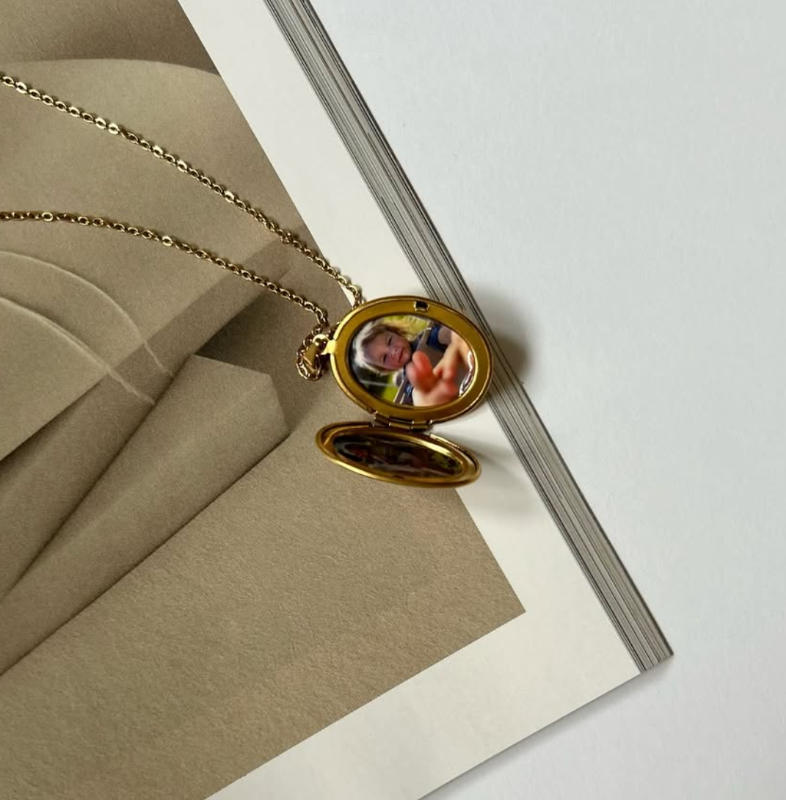 OVAL LOCKET | My Baby - Customer Photo From Angie M.