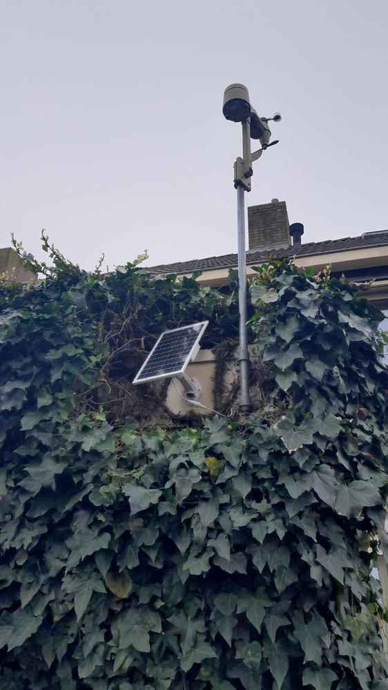 WiFi Battery Bird Box Camera with Solar Panel - Customer Photo From Michaël Keuning