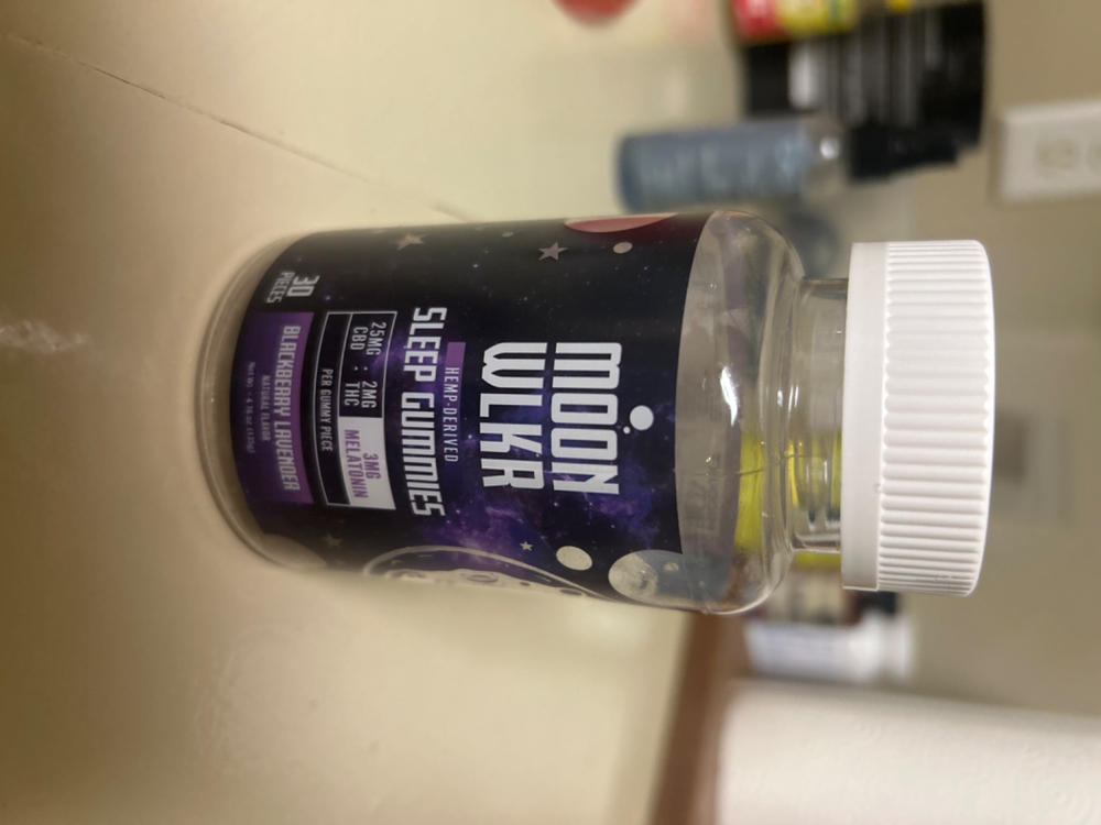 CBD : THC : Melatonin Sleep Gummies — Blackberry Lavender - Single - Customer Photo From Evora Jimenez
