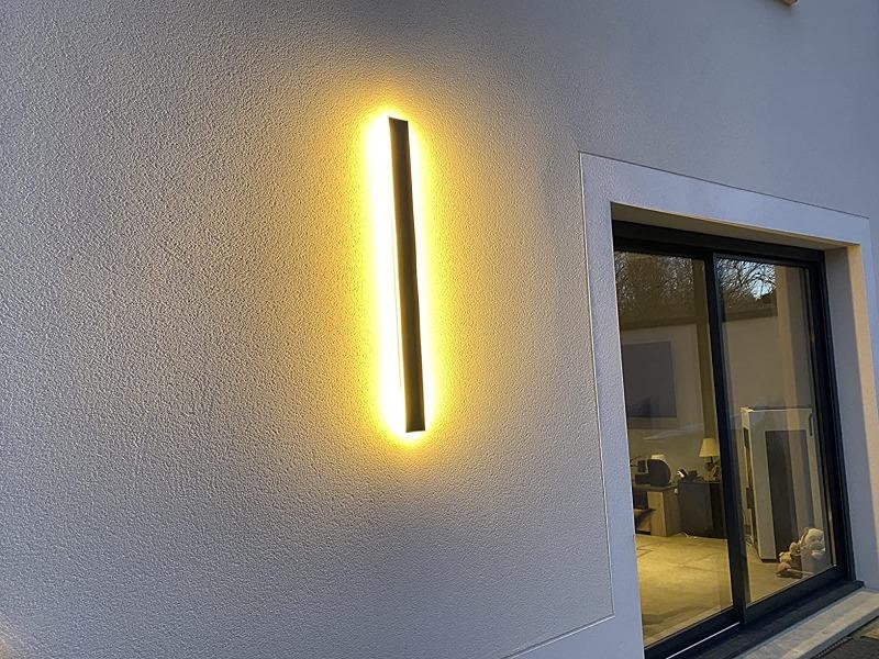 Minimalistische Wasserdichte LED Außen Wandleuchte | – Lightzey
