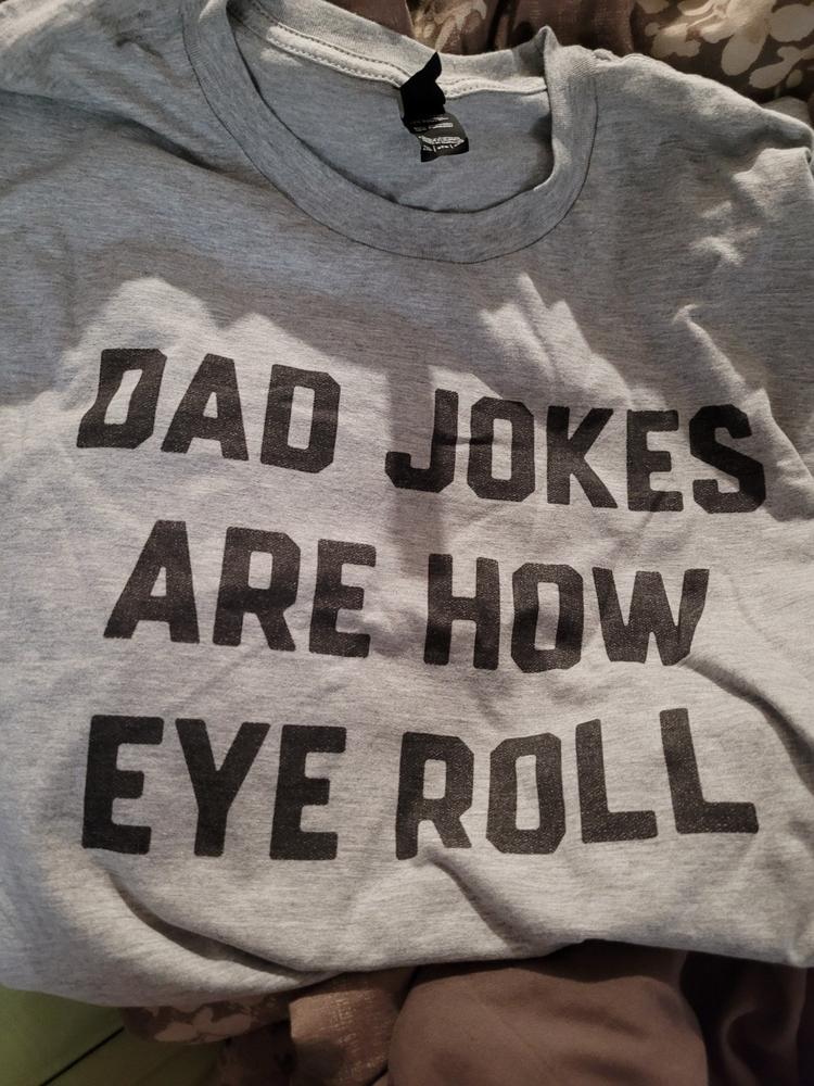 Dad Jokes Are How Eye Roll Funny Shirt Mens Big & Tall T-shirt -   Denmark