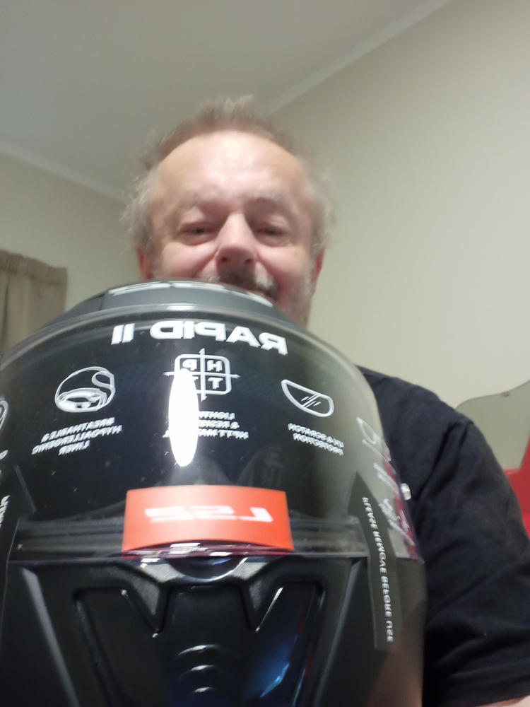 LS2 3X-Large - Rapid 2 Helmet - Matt Black - Customer Photo From shane william ford