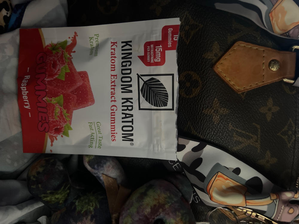 Kratom Extract Gummies - Raspberry, 15 - Customer Photo From Tara Berry