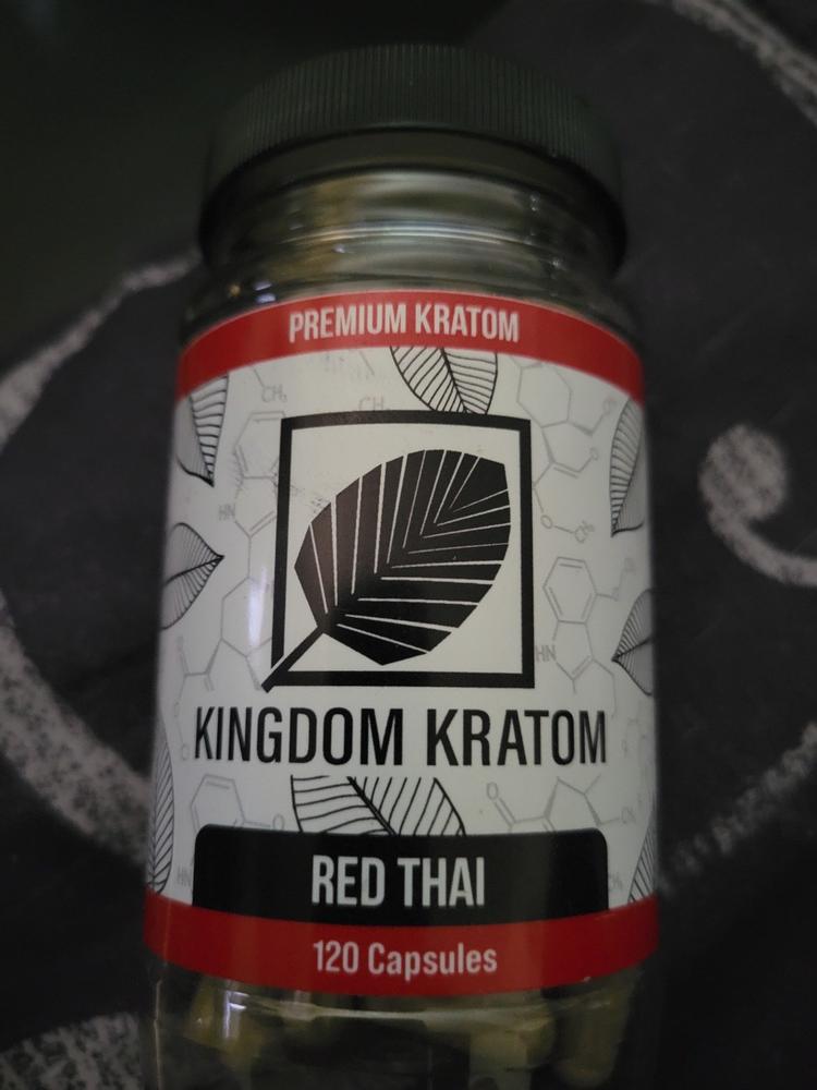 Red Vein Thai Kratom Capsules - 120 Count - Customer Photo From Marck Juvonen