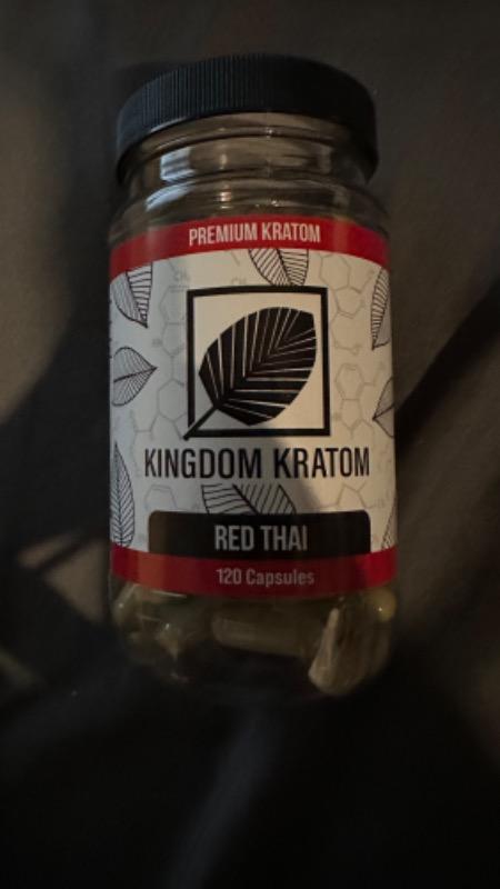 Red Vein Thai Kratom Capsules - 120 Count - Customer Photo From Daniel Jones