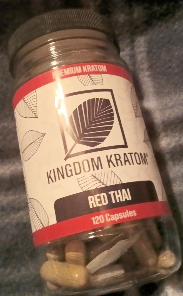 Red Vein Thai Kratom Capsules - 120 Count - Customer Photo From Debra Deleon