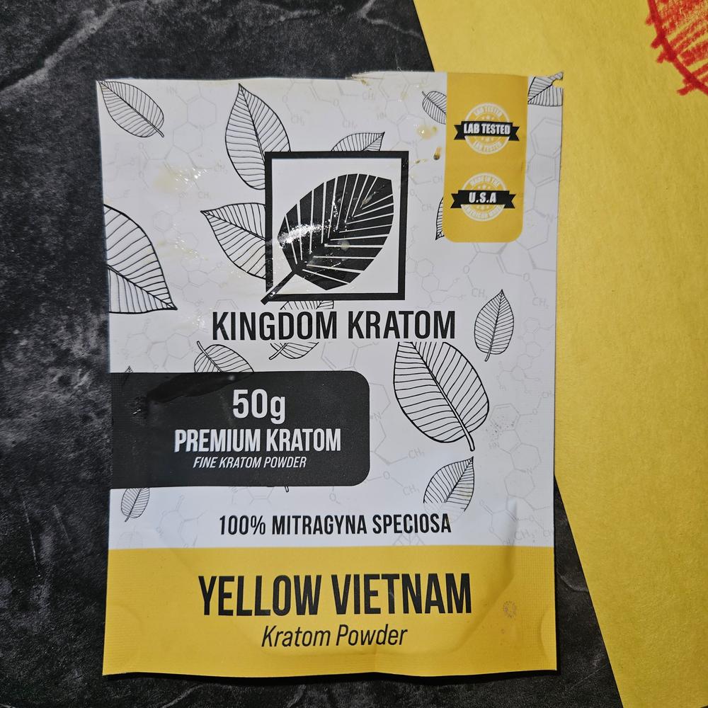 Yellow Vietnam Kratom Powder - Customer Photo From Amy