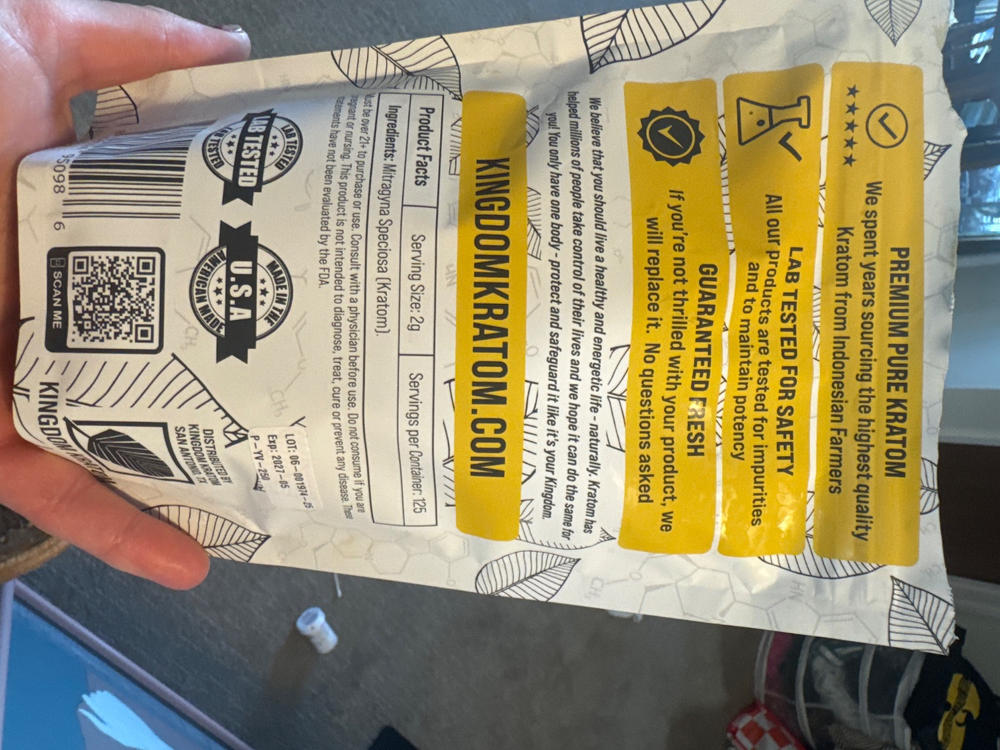 Yellow Vietnam Kratom Powder - 250G - Customer Photo From Anonymous
