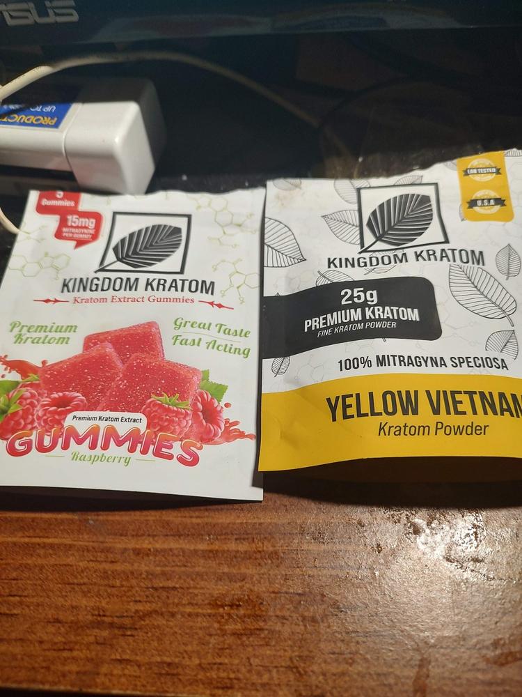 Yellow Vietnam Kratom Powder - 25G - Customer Photo From Mike Patrick