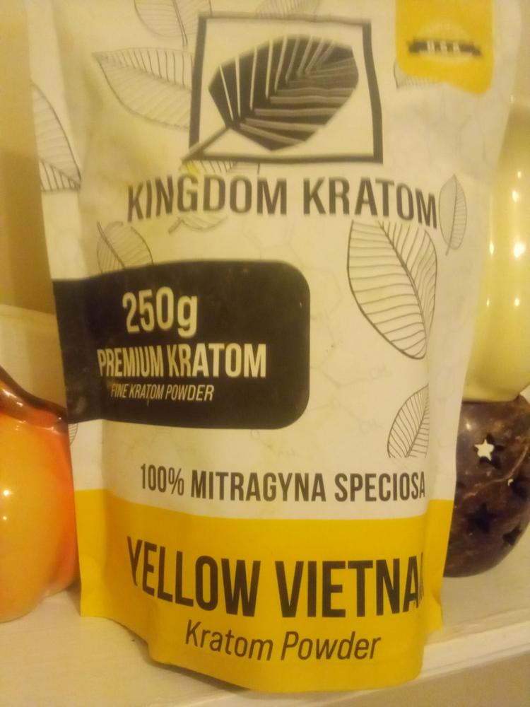 Yellow Vietnam Kratom Powder - 250G - Customer Photo From HEATHER STATON