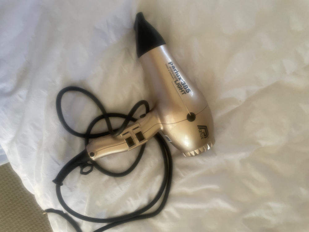 Parlux 385 Power Light Ceramic and Ionic Hair Dryer Light Gold - Customer Photo From Jan W.