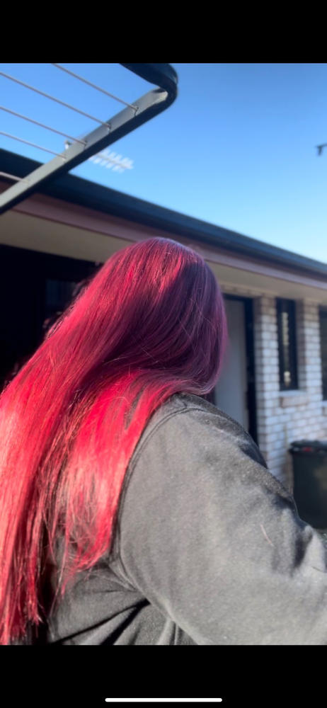 De Lorenzo Novafusion Colour Care Shampoo Intense Ruby Red 200ml - Customer Photo From Kaylee T.