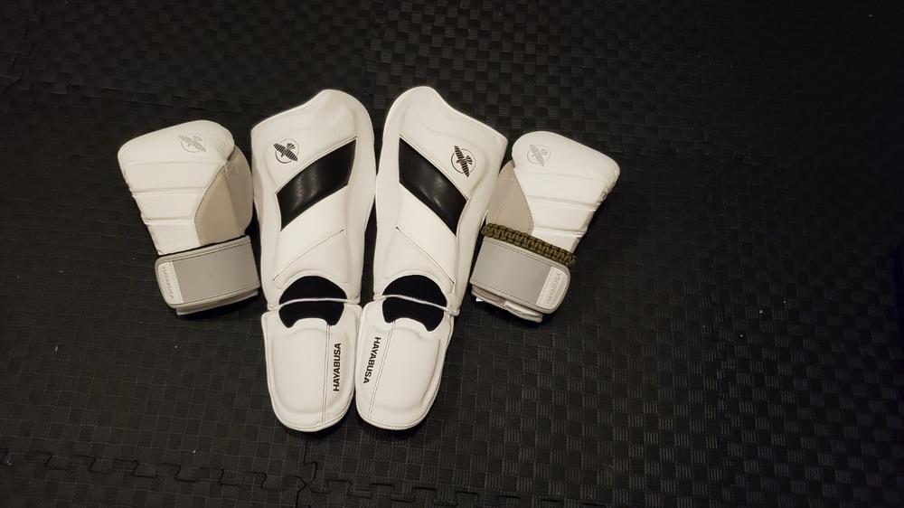 Hayabusa T3 Striking Shin Guards - Customer Photo From David Ross