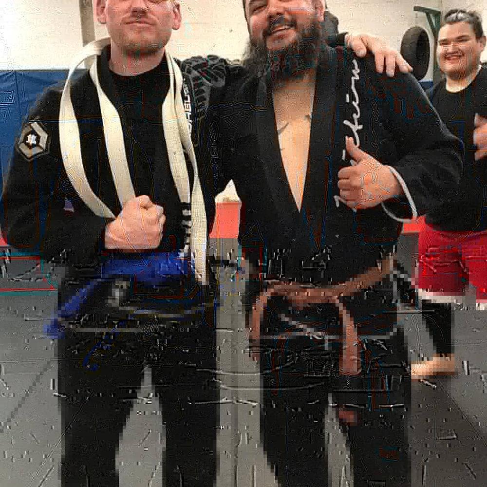 Hayabusa Warrior Gold Weave Jiu Jitsu Gi - Customer Photo From Derek Gottlieb