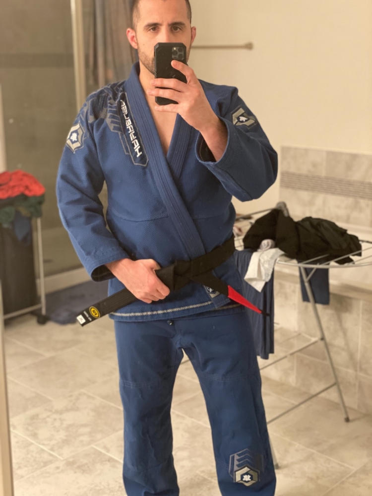 Hayabusa Warrior Gold Weave Jiu Jitsu Gi - Customer Photo From Joshua Castilleja