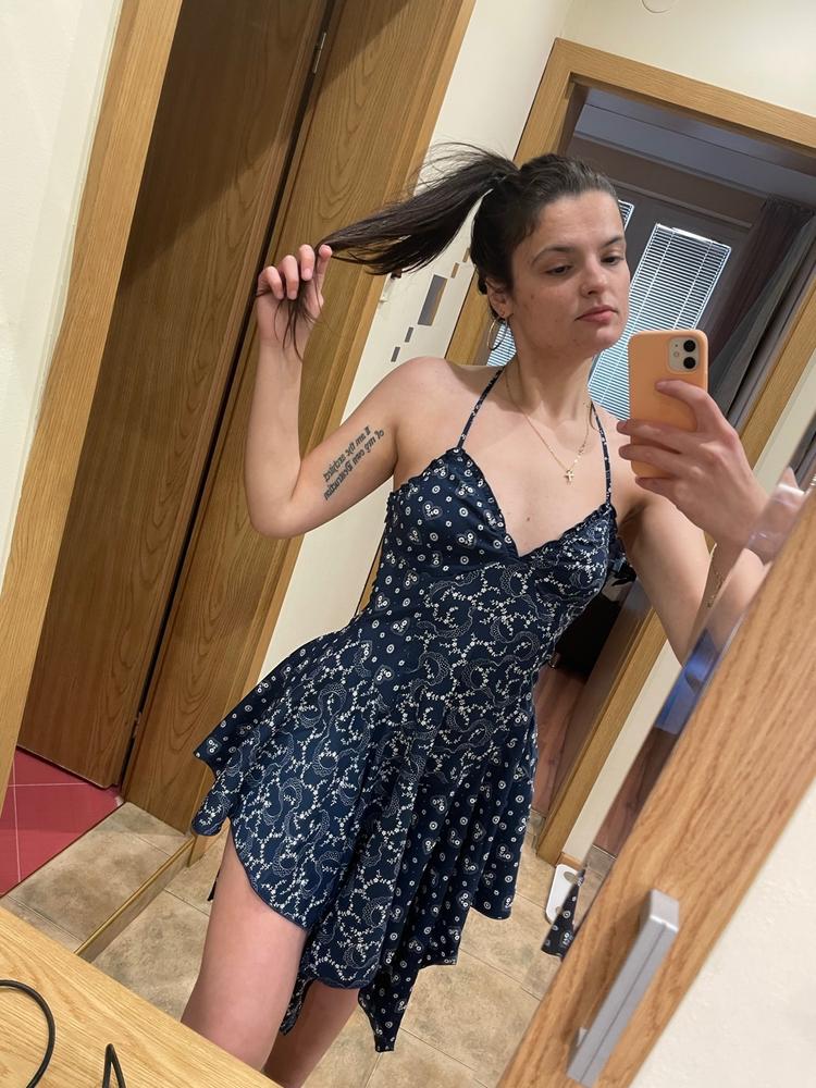 low cut halter neck dress Whisked Away Halterneck Maxi Dress