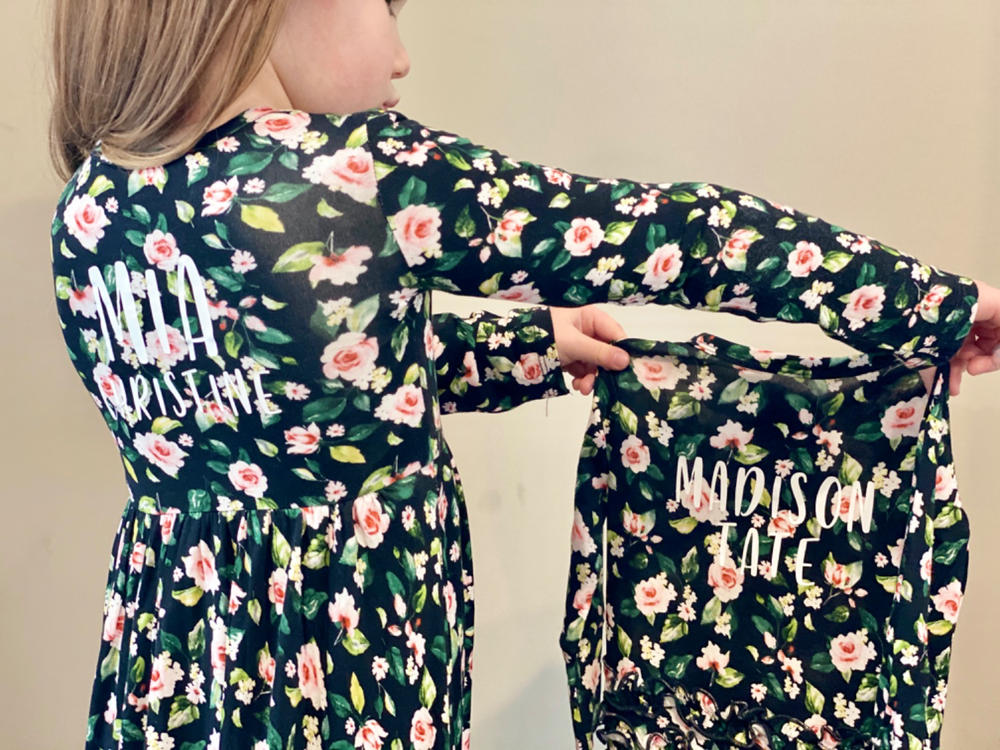 Zoey Floral Long Sleeve Bodysuit - Customer Photo From Christina Macey