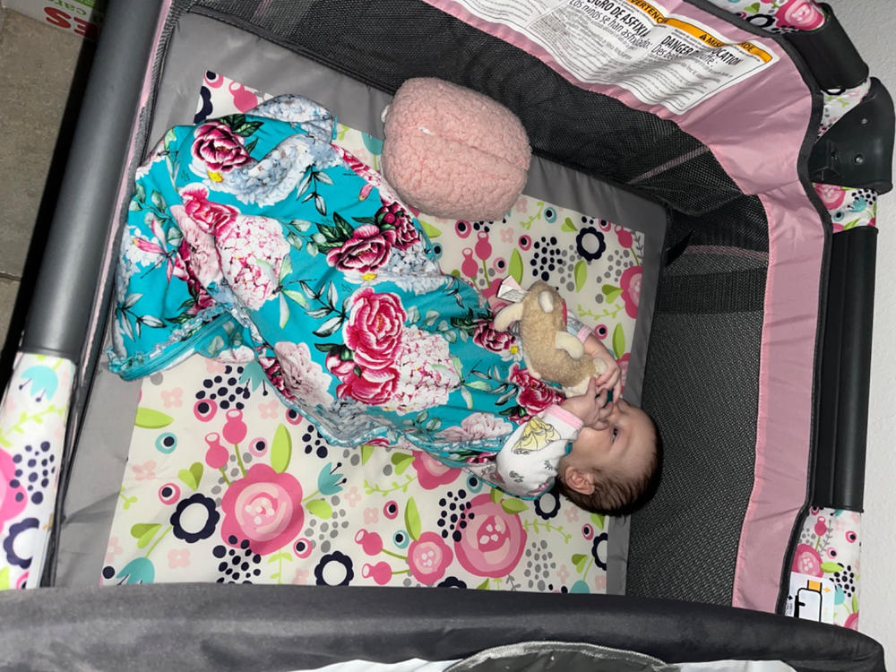 Eloise Sleeveless Ruffled Sleep Bag - Customer Photo From Brittany Dominguez