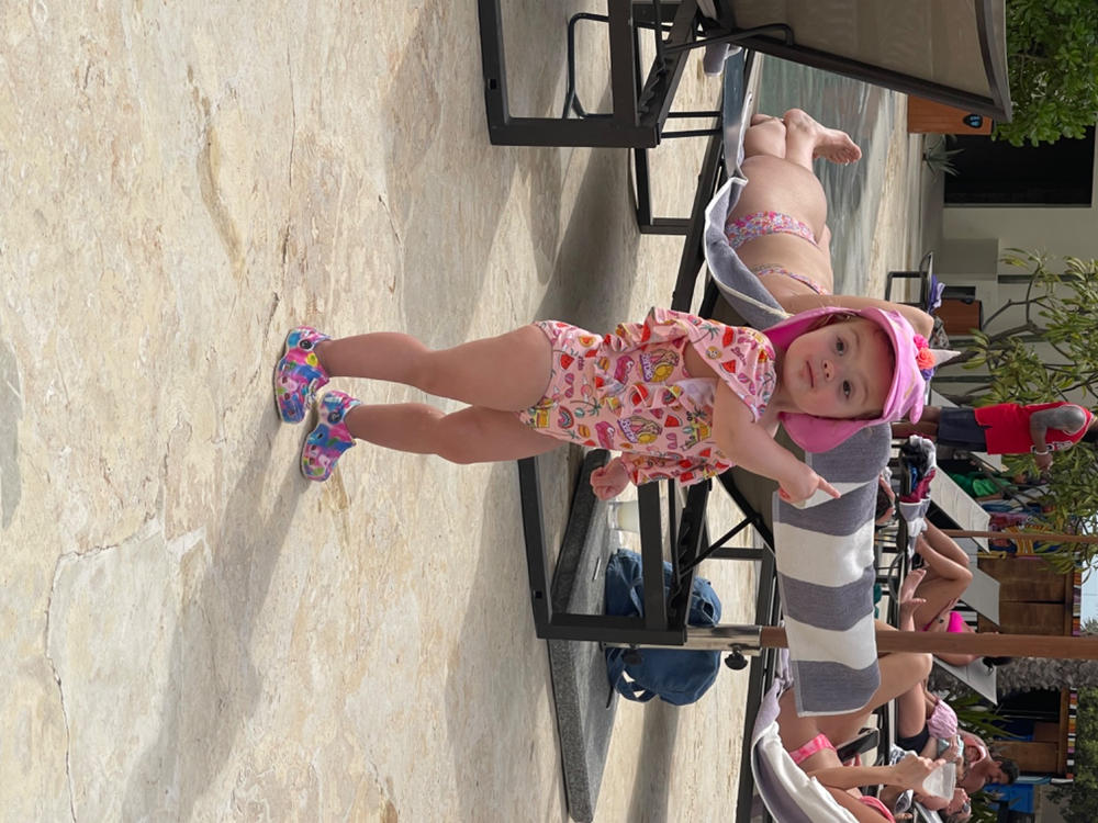 Malibu Barbie™ Flutter Sleeve One Piece Swimsuit - Customer Photo From Jenna Link