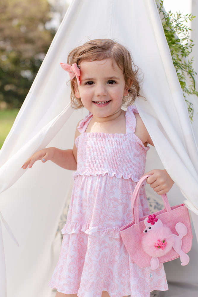 Martina Flutter Sleeve Smocked Babydoll Dress - Customer Photo From Katelyn
