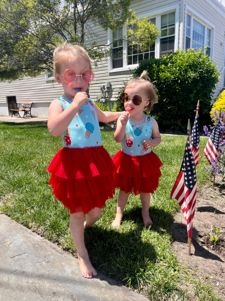 Happy Fourth Racerback Tulle Dress - Customer Photo From Chelsea Gallagher