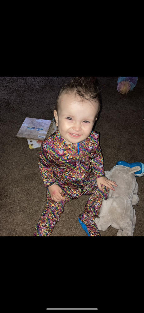 Lisa Frank® Hunter™ Footie Ruffled Zippered One Piece - Customer Photo From Polly fannin